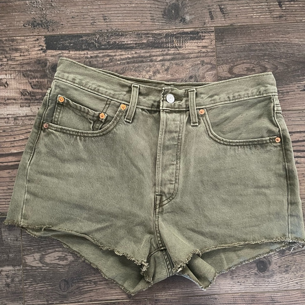 Levi's Olive Women's Jean Shorts